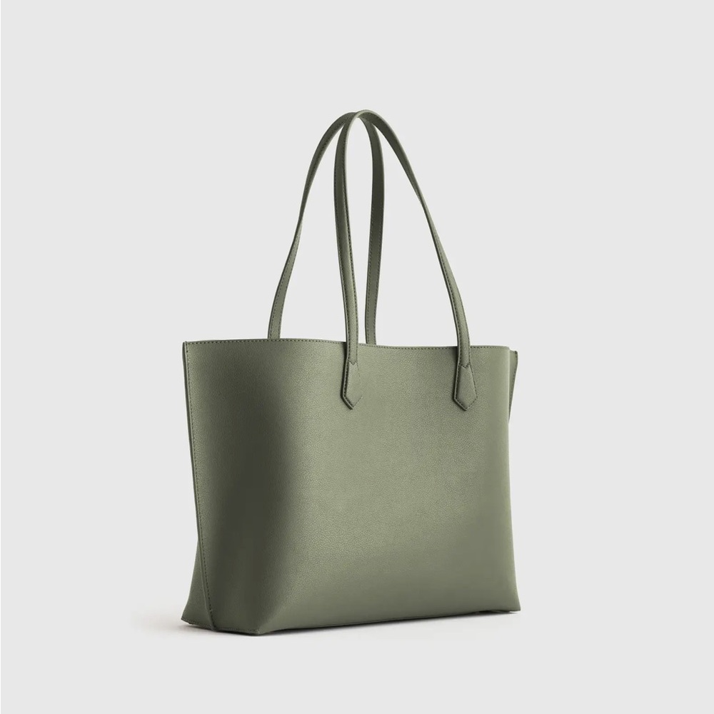 Quince Italian triple leather tote bag
